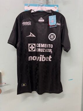 Cruz Azul Men's Black Jersey - Cemento Cruz Azul Novibet
